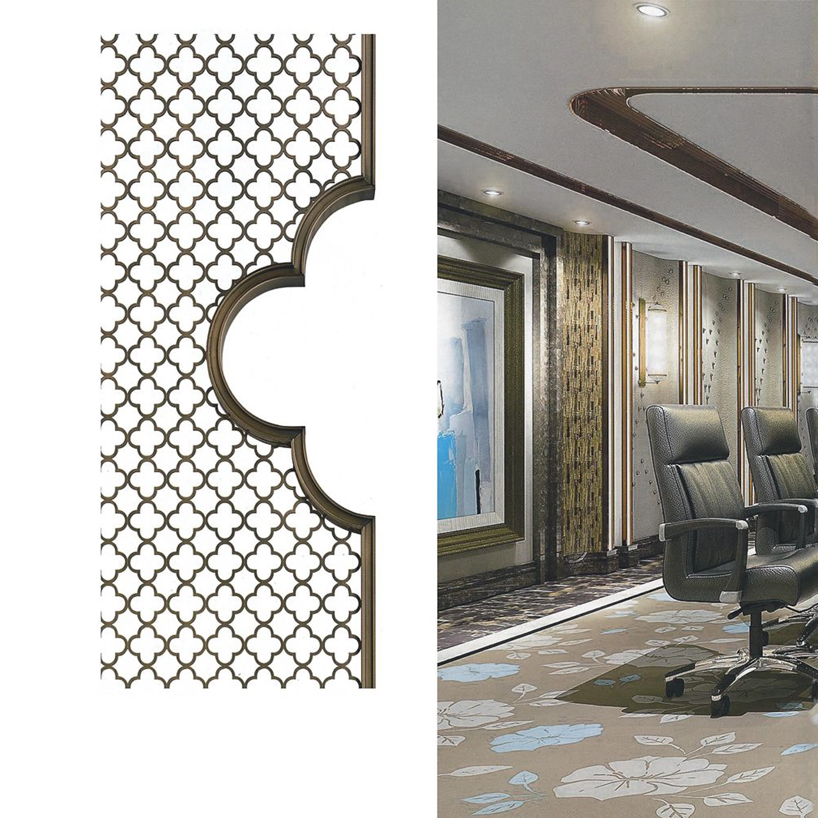 Metal Room Divider-5 Metal Room Divider-5